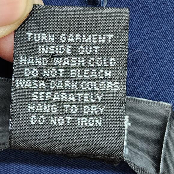 Objects D’Art Jacket Women MEDIUM Navy Blue Soutache Gold Trim Boho Cardigan - Picture 15 of 15